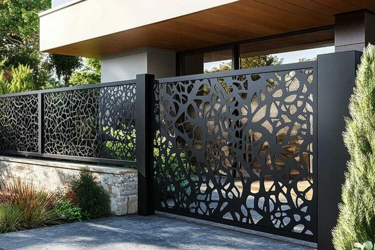 Hàng rào biệt thự hiện đại đảm bảo thẩm mỹ và an toàn ngôi nhà
