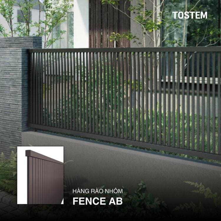 TOSTEM cung cấp giải pháp hàng rào hiện đại, bền đẹp, đồng bộ ngoại thất