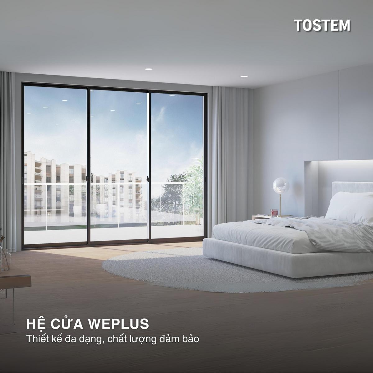 Hệ cửa lùa 3 cánh WE PLUS