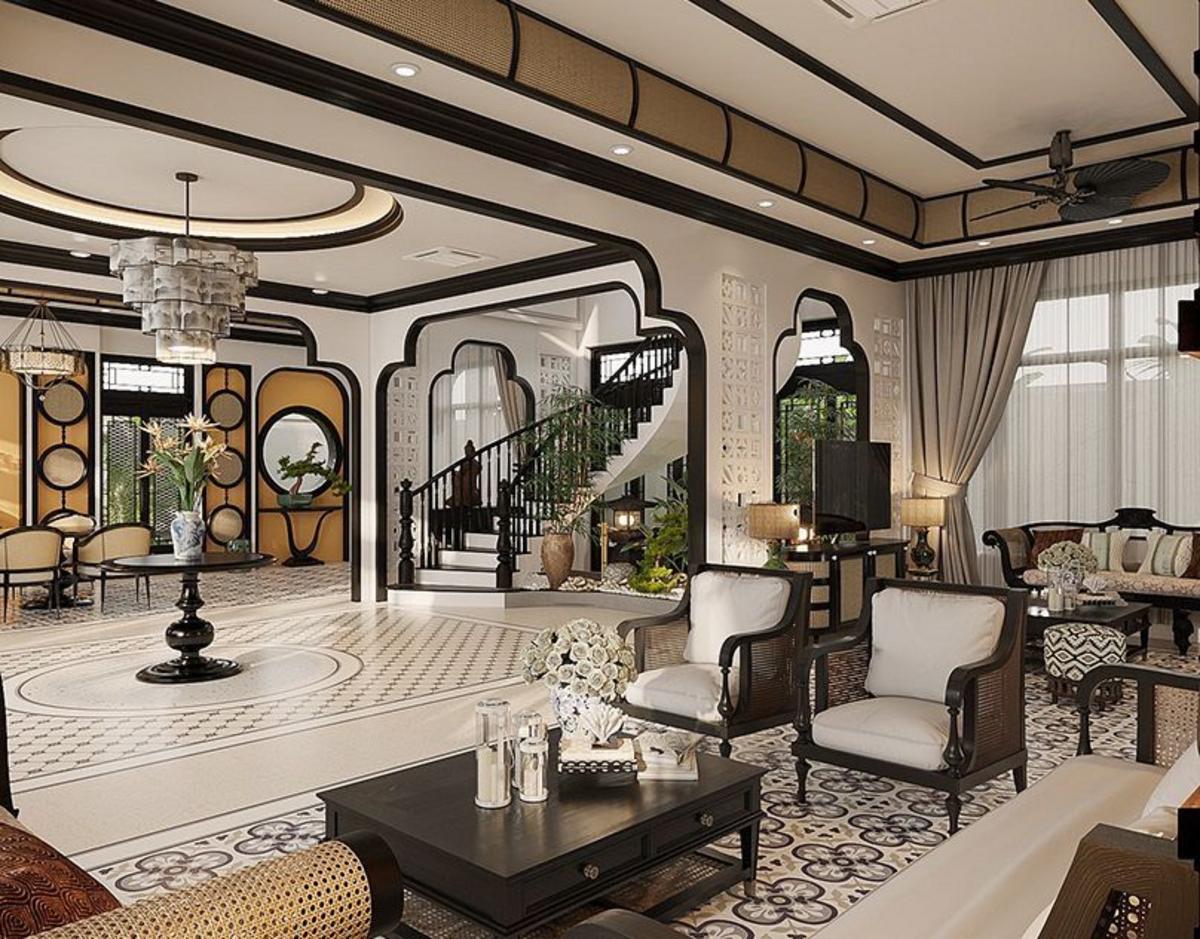 Không gian mộc mạc, ấm cúng, gần gũi thiên nhiên.
