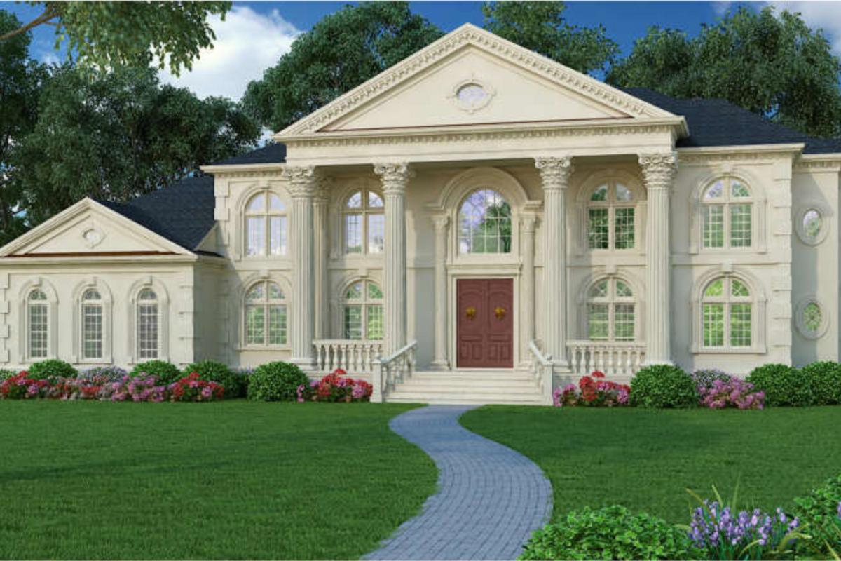 Kiến trúc biệt thự 1 tầng tân cổ điển châu Âu