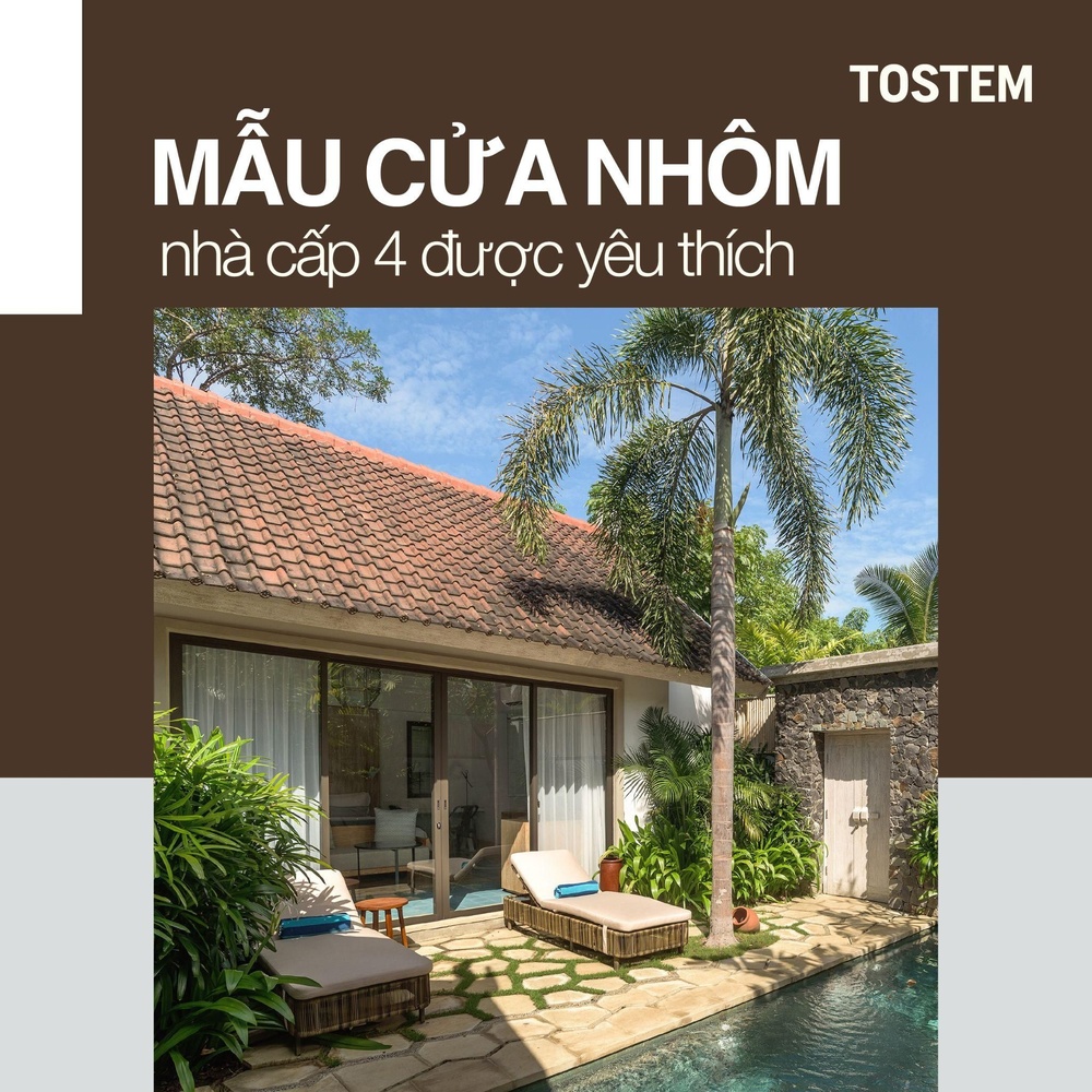 30+ Mẫu cửa nhôm đẹp cho nhà cấp 4 đẹp, bền, chất lượng cao