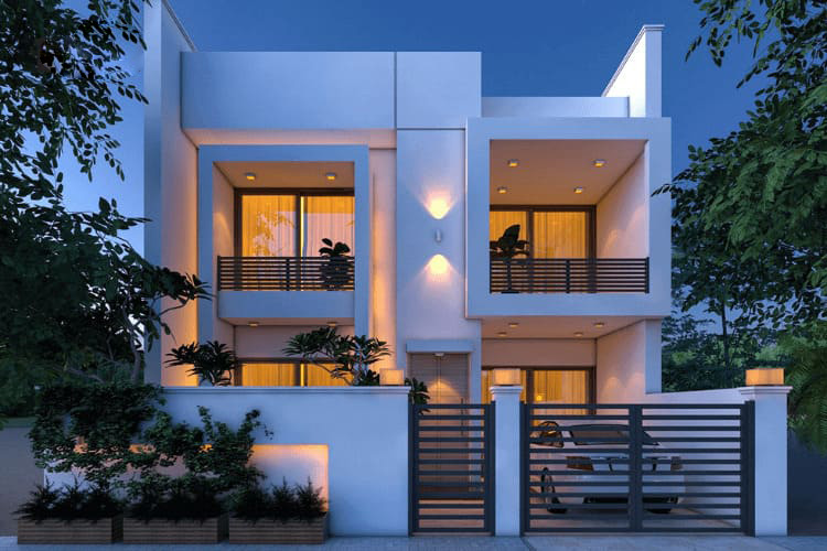 Thiết kế nhà đẹp 2 tầng đẹp, tinh tế