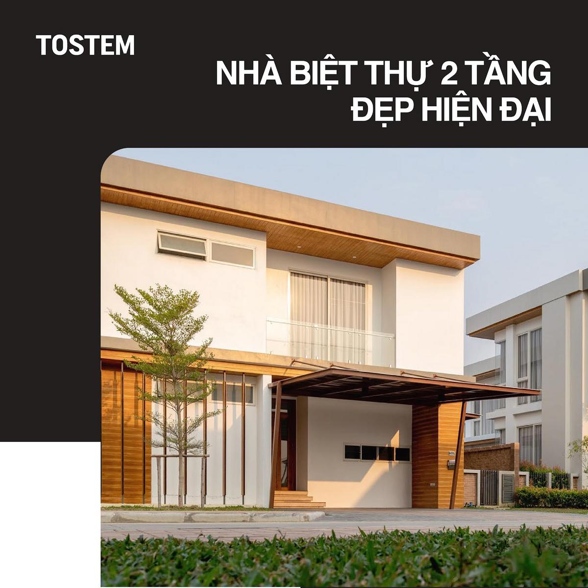 99+ mẫu nhà biệt thự 2 tầng đẹp hiện đại chuẩn xu hướng mới