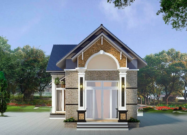 Nhà cấp 4 mái Thái đẹp nhưng đơn giản