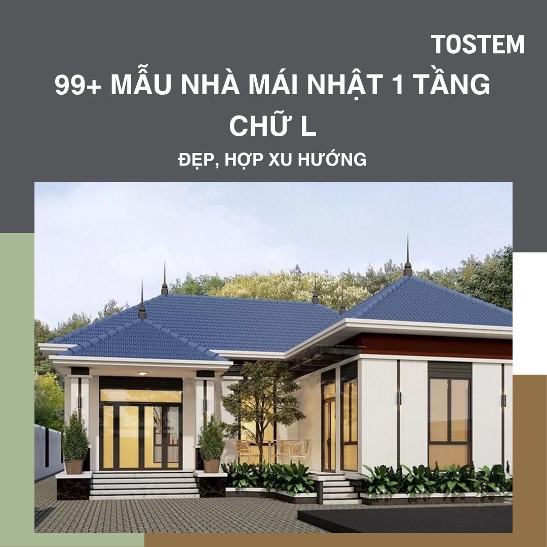Top 99+ mẫu nhà mái Nhật 1 tầng chữ L đẹp, dễ ứng dụng năm 2026