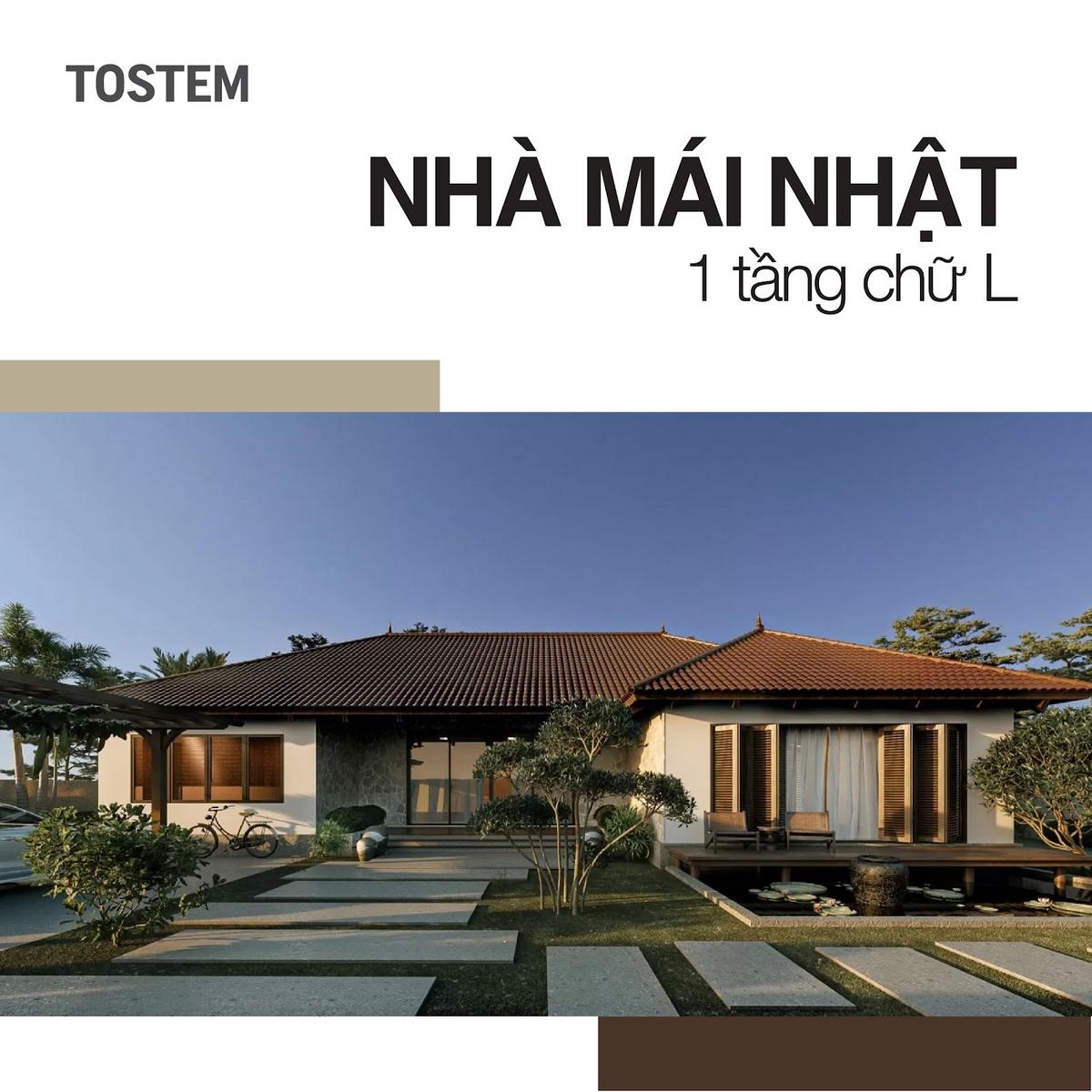 Top 99+ mẫu nhà mái Nhật 1 tầng chữ L đẹp, dễ ứng dụng năm 2025