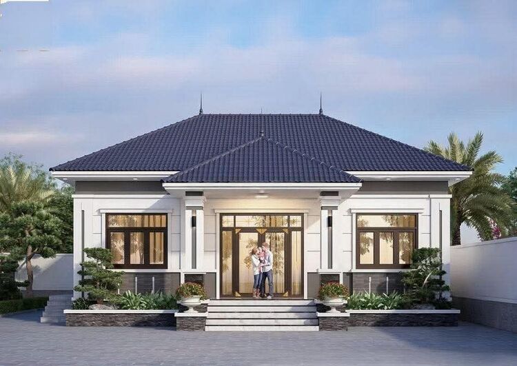 Mẫu nhà nông thôn mái Thái đẹp, tiện nghi