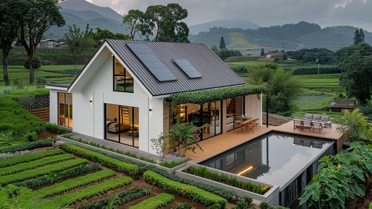 Nhà vườn mái Nhật giúp điều hòa nhiệt độ