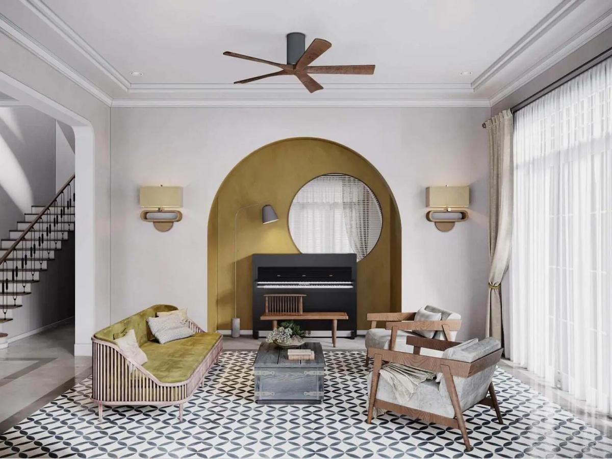 Nội thất Indochine ấm cúng và đầy cảm xúc. 