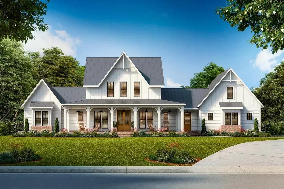 Phong cách Gothic trong biệt thự 1 tầng châu Âu