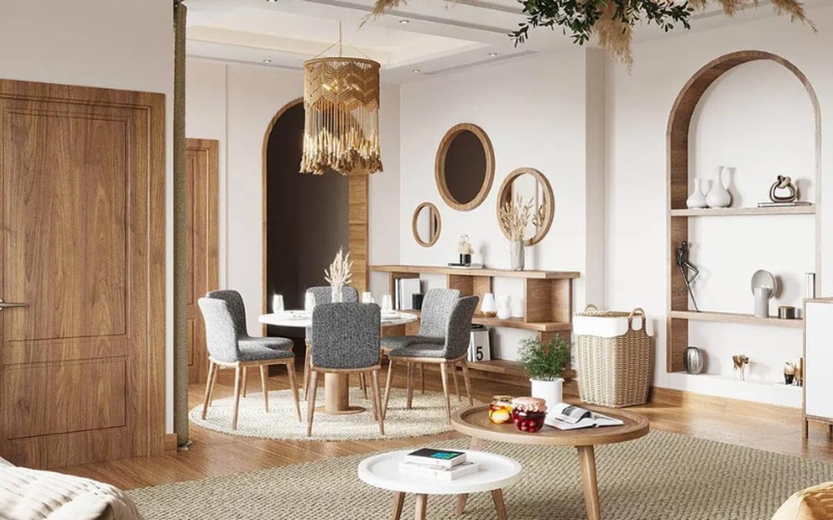 Phong cách Scandinavian nổi bật với tông màu sáng