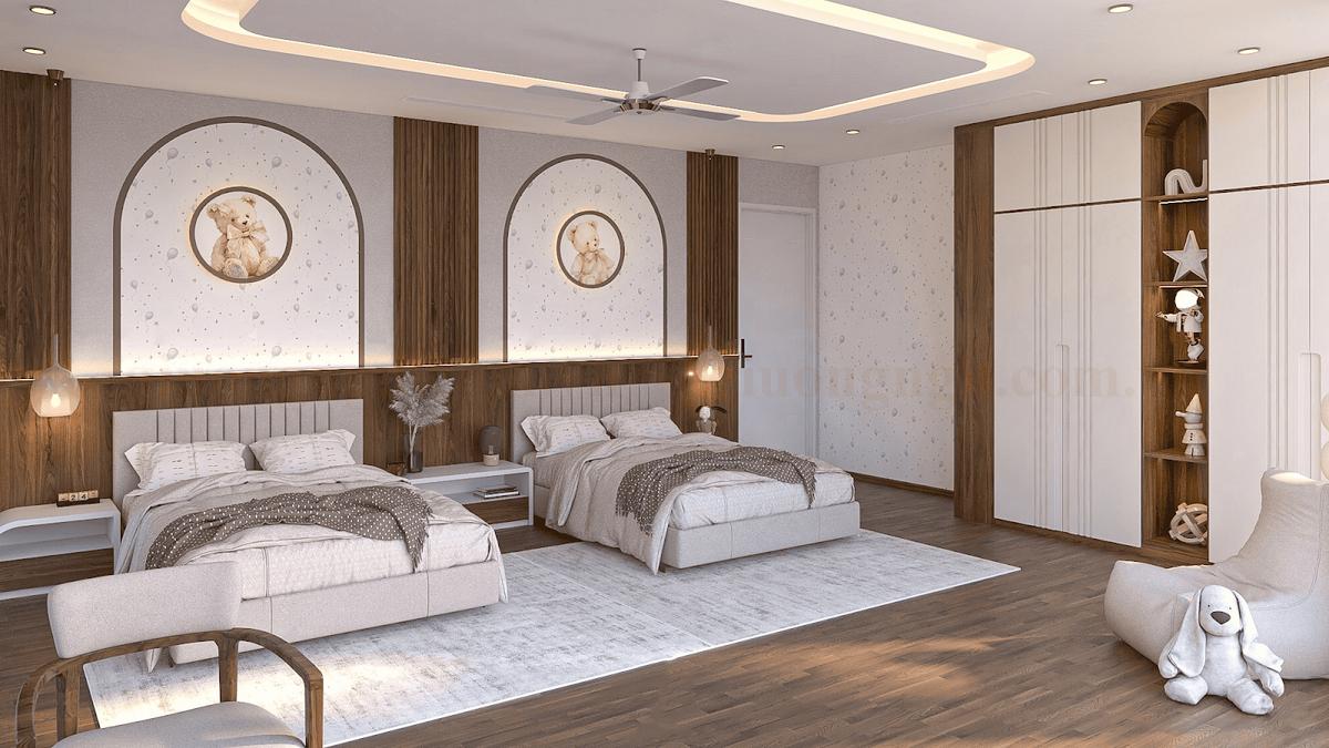 Phòng ngủ thiết kế yên tĩnh và an toàn tiện nghi