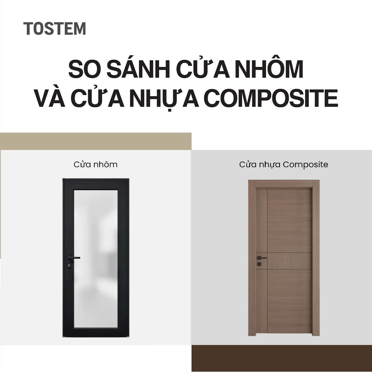 So sánh cửa nhôm và cửa nhựa composite: Loại nào tốt hơn?