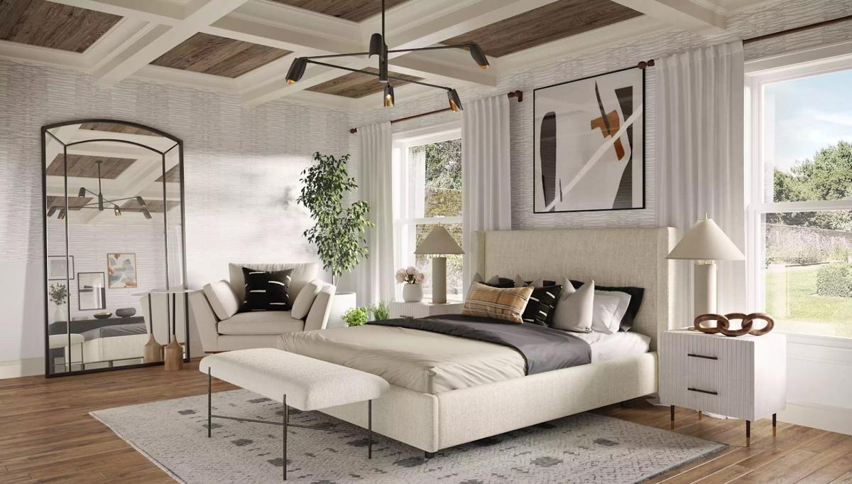 Tầng 2 thường gồm phòng ngủ, phòng sinh hoạt chung và khu vực thư giãn