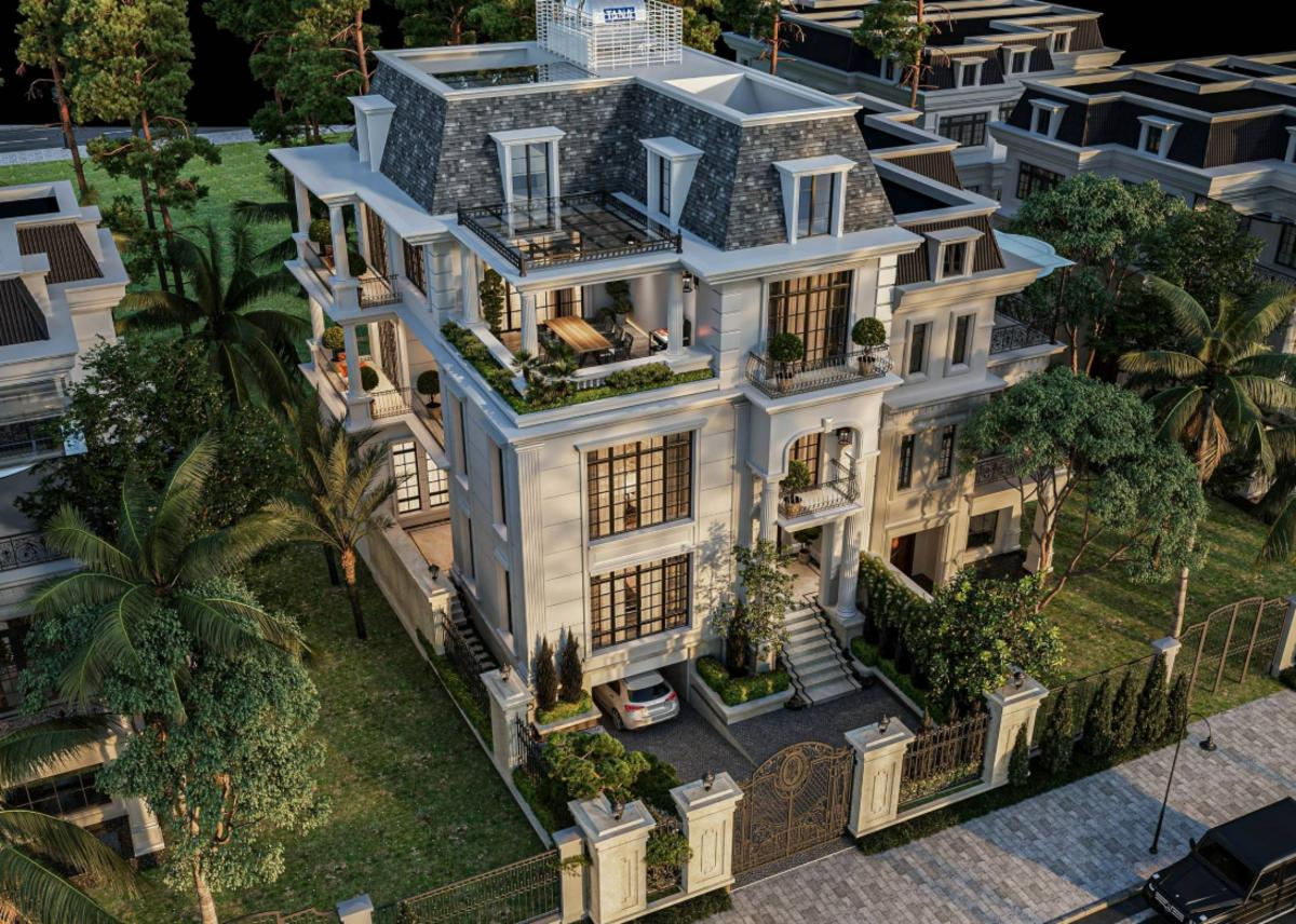 Thiết kế 3 tầng đồ sộ