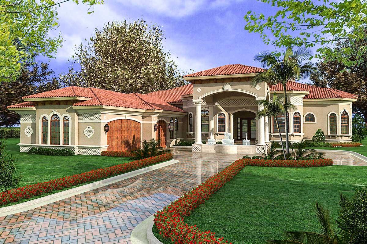 Thiết kế biệt thự kiểu Ý thường sử dụng vật liệu tự nhiên