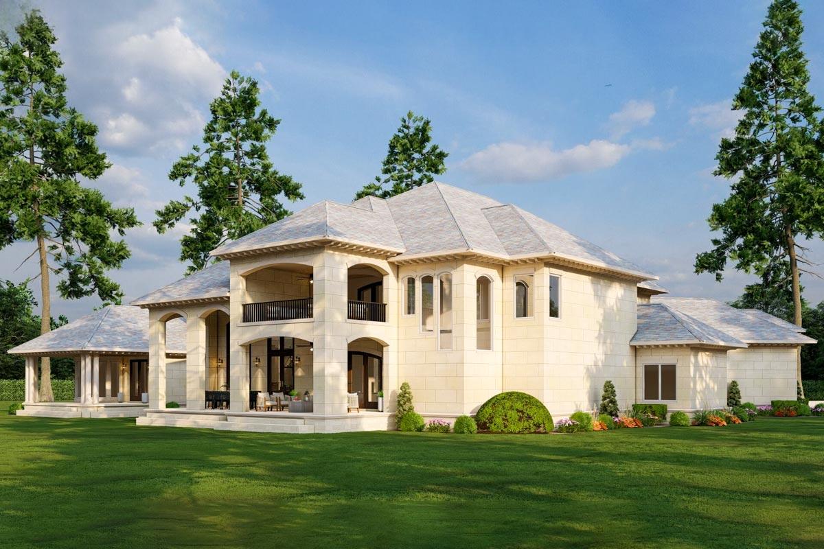 Thiết kế biệt thự vườn 1 tầng Châu Âu