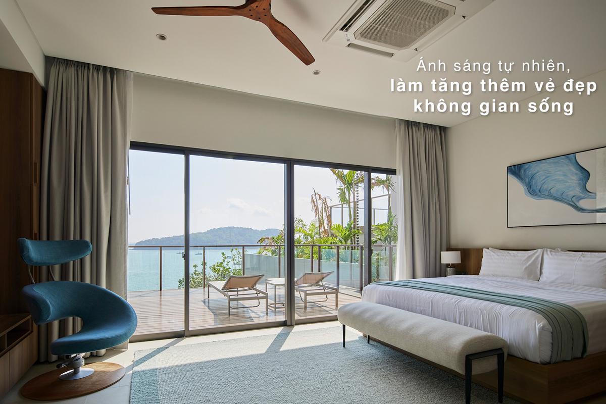 Thiết kế cửa liền mạch giữa không gian sống trong nhà và ngoài trời