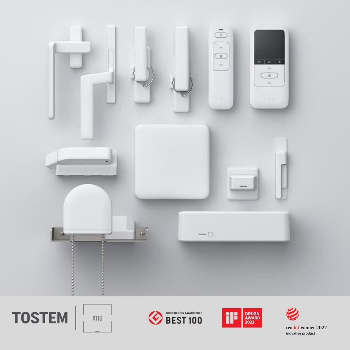 TOSTEM cung cấp phụ kiện đồng bộ, kín khít.