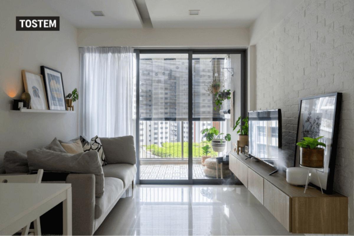 3-panel glass balcony doors for modern living spaces