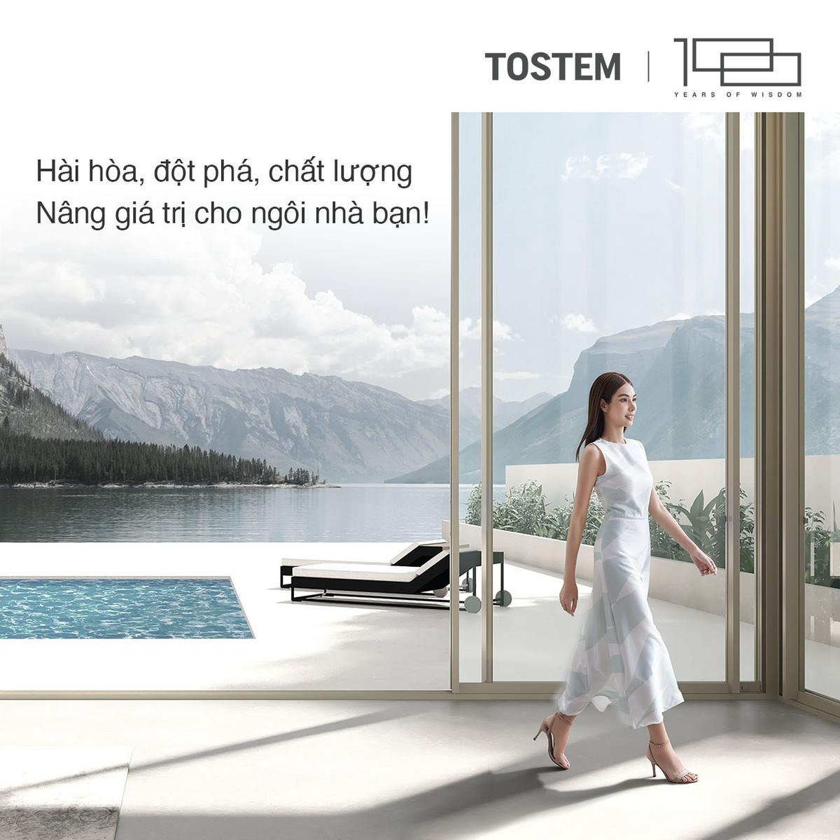5x20 mẫu nhà có tầng hầm chìm sang trọng hơn với cửa nhôm TOSTEM