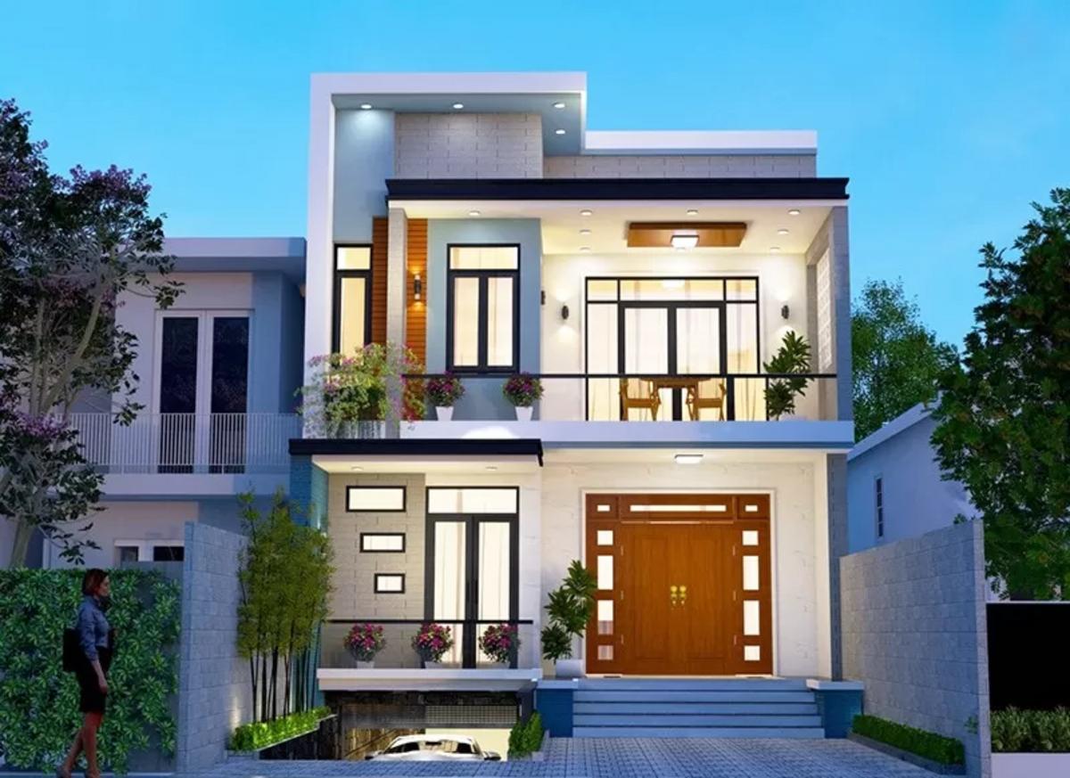 5x20 mẫu nhà có tầng hầm chìm sang trọng, nâng cao giá trị công trình