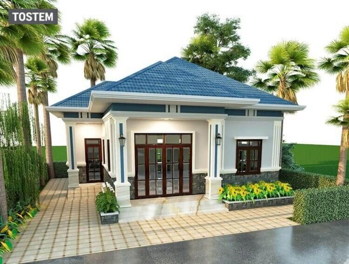 A beautiful three-bedroom modern bungalows