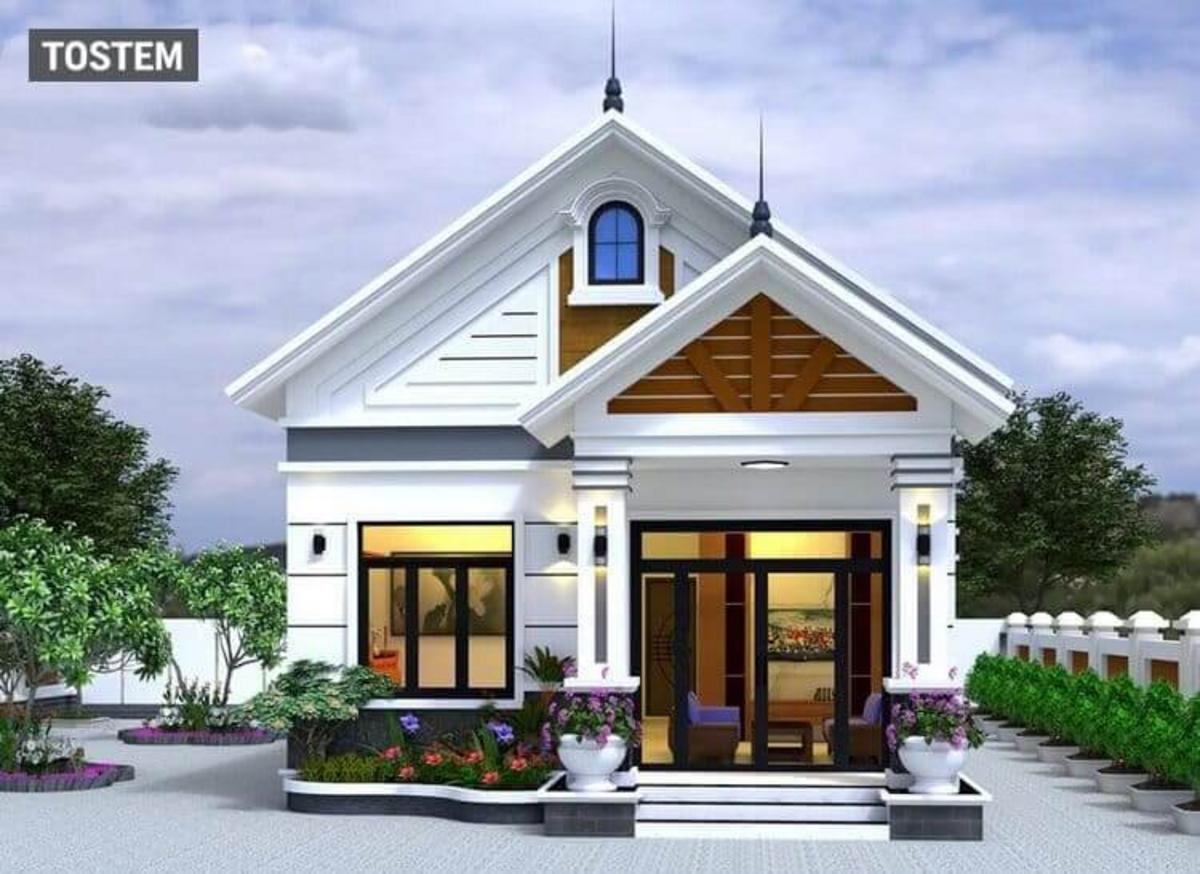 A bungalow with a Thai-style roof picture of bungalow