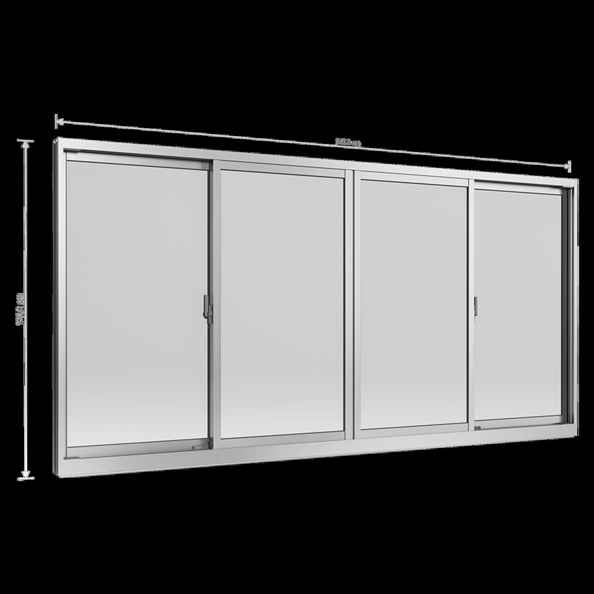 ATIS 4-panel windows sliding design brings function and aesthetics.
