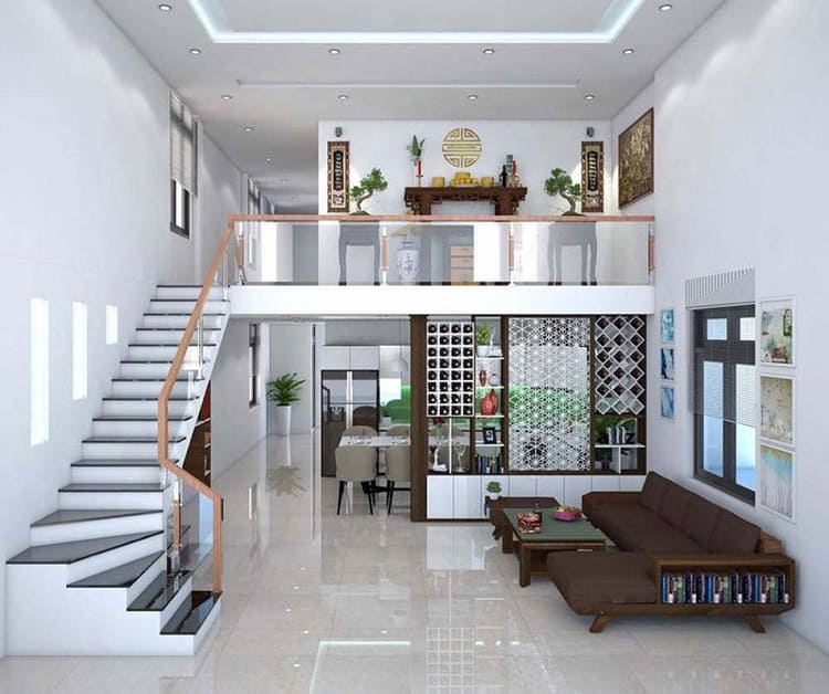 Nhà cấp 4 3 phòng ngủ 100m2 1 phòng thờ bố trí khoa học