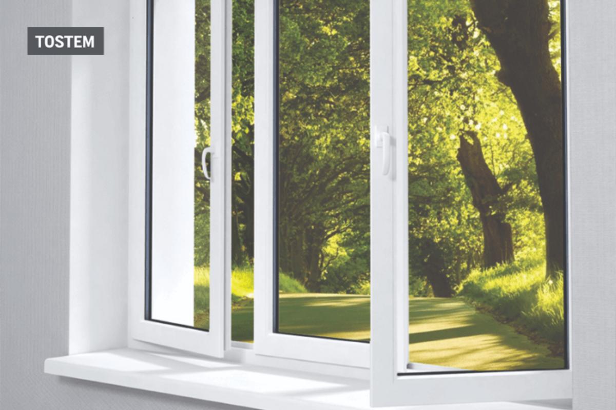 Beautiful 3-panel casement aluminum-glass window made of window material types