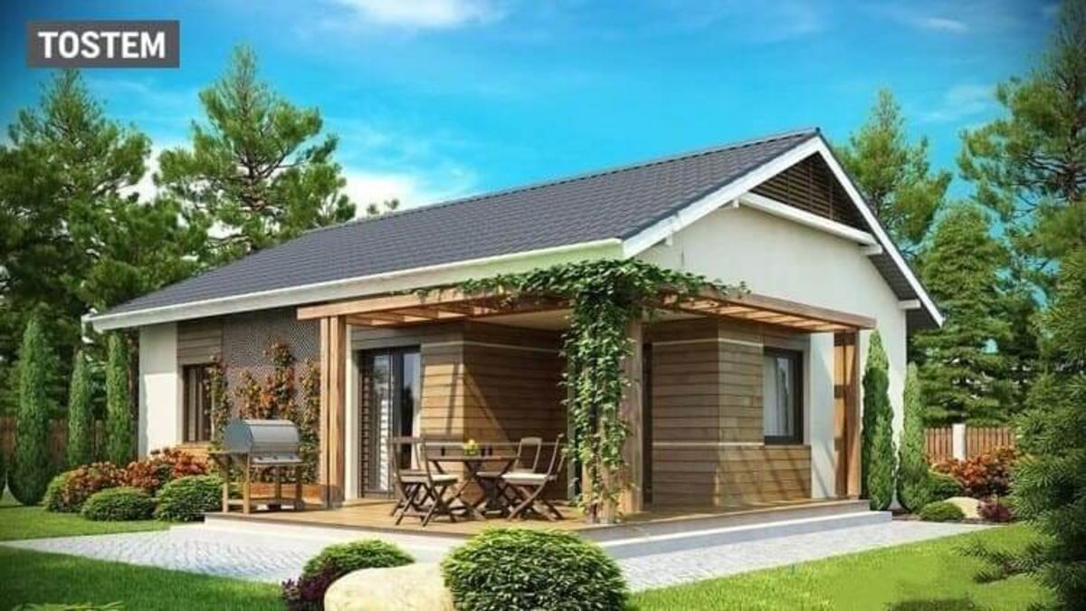 Building a beautiful garden modern bungalow design