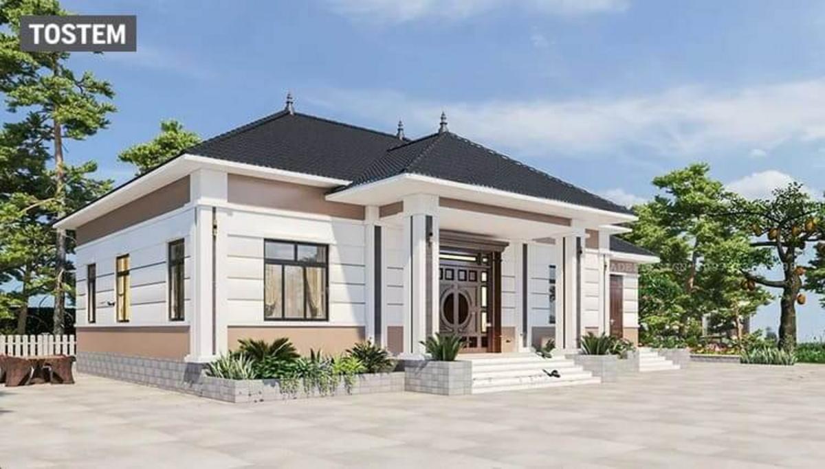 Building a luxurious neoclassical bungalow image