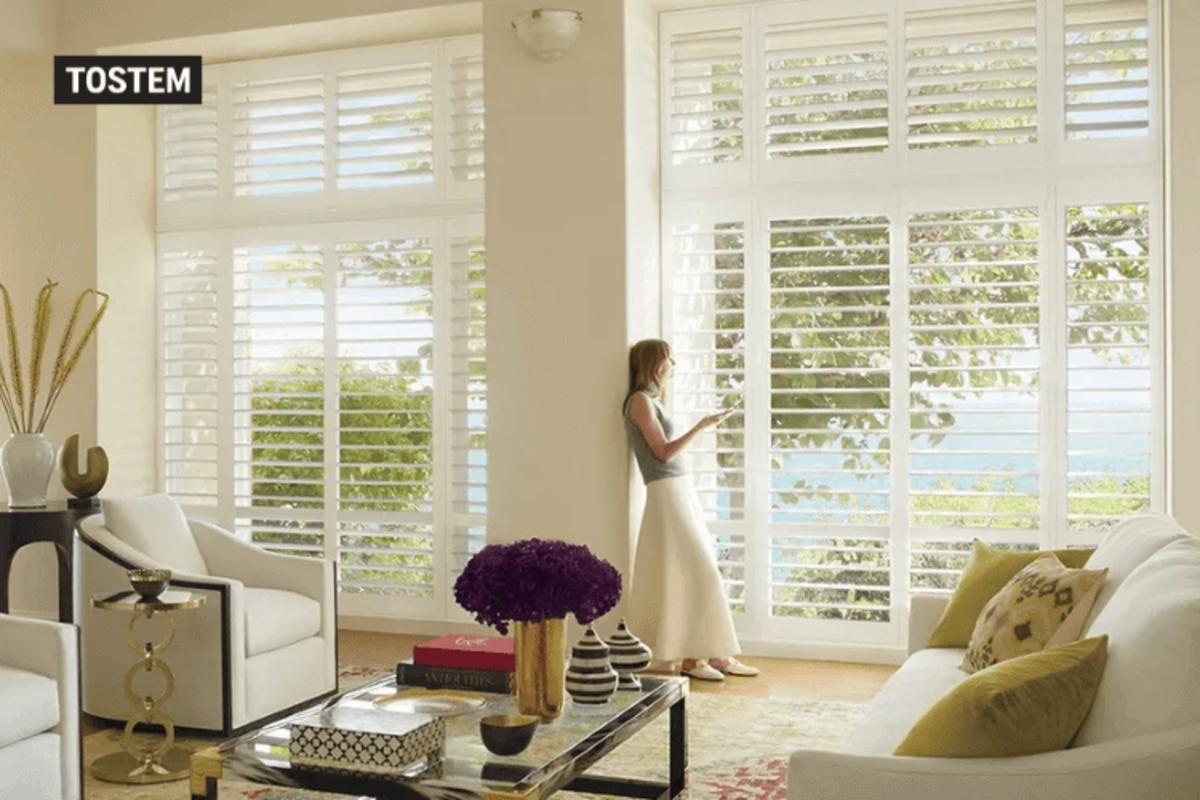 Contemporary louvered window design window design for living.