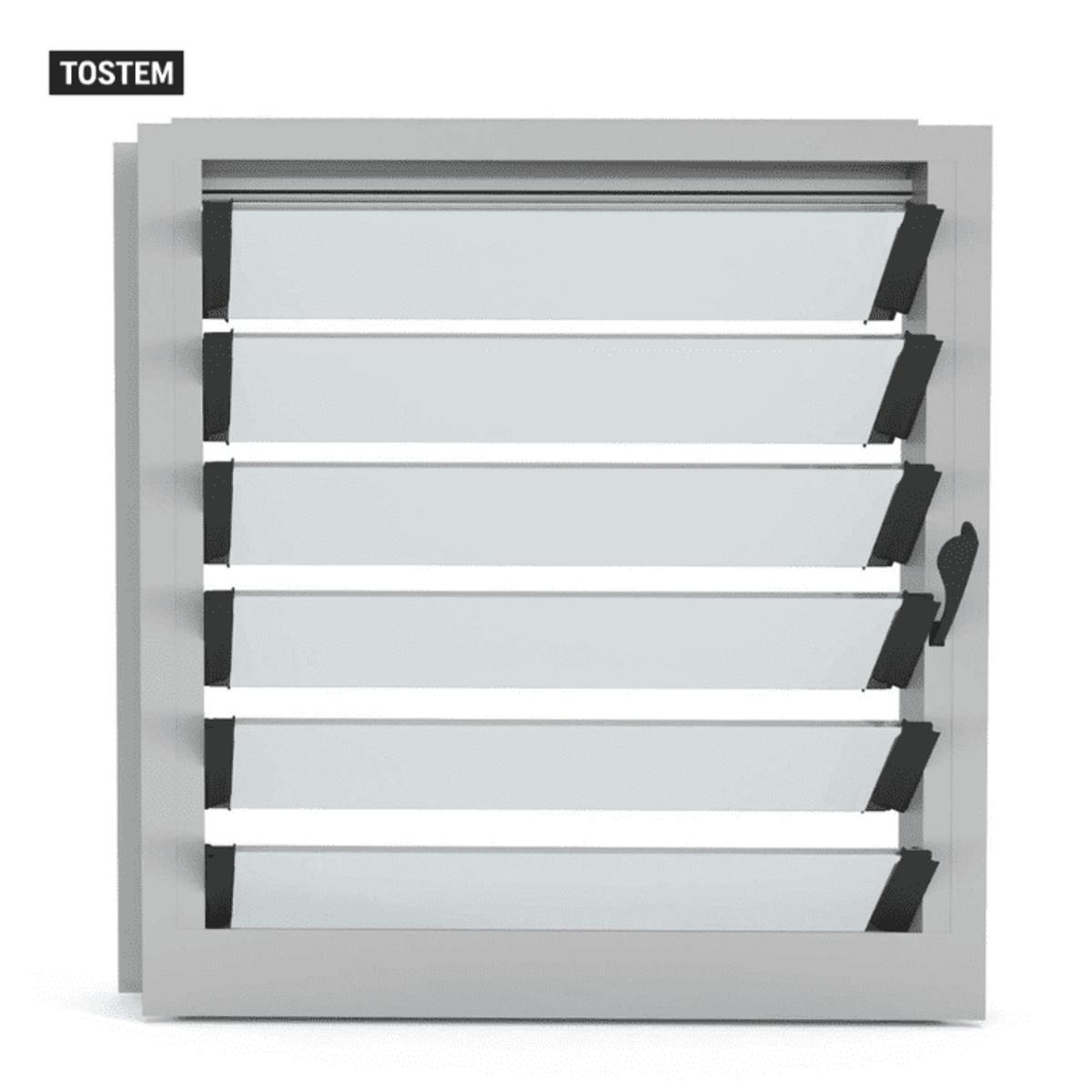 Durable aluminium louvre window for long-lasting performance