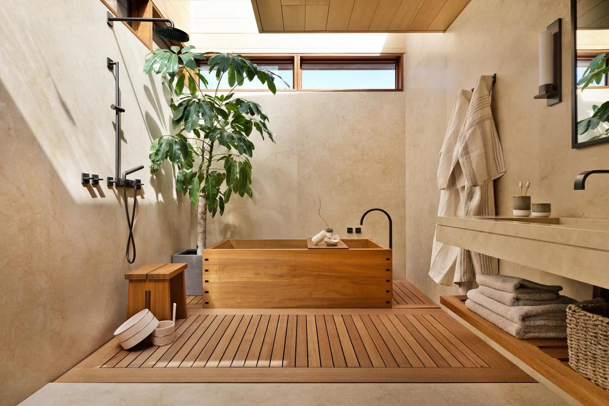 Gạch đất nung mộc mạc phong cách thiết kế Wabi Sabi