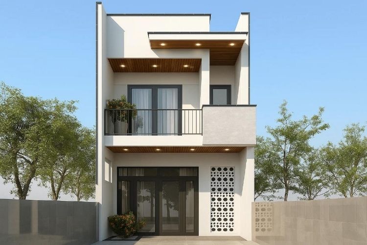 Hiên nhà phố thường có diện tích khiêm tốn