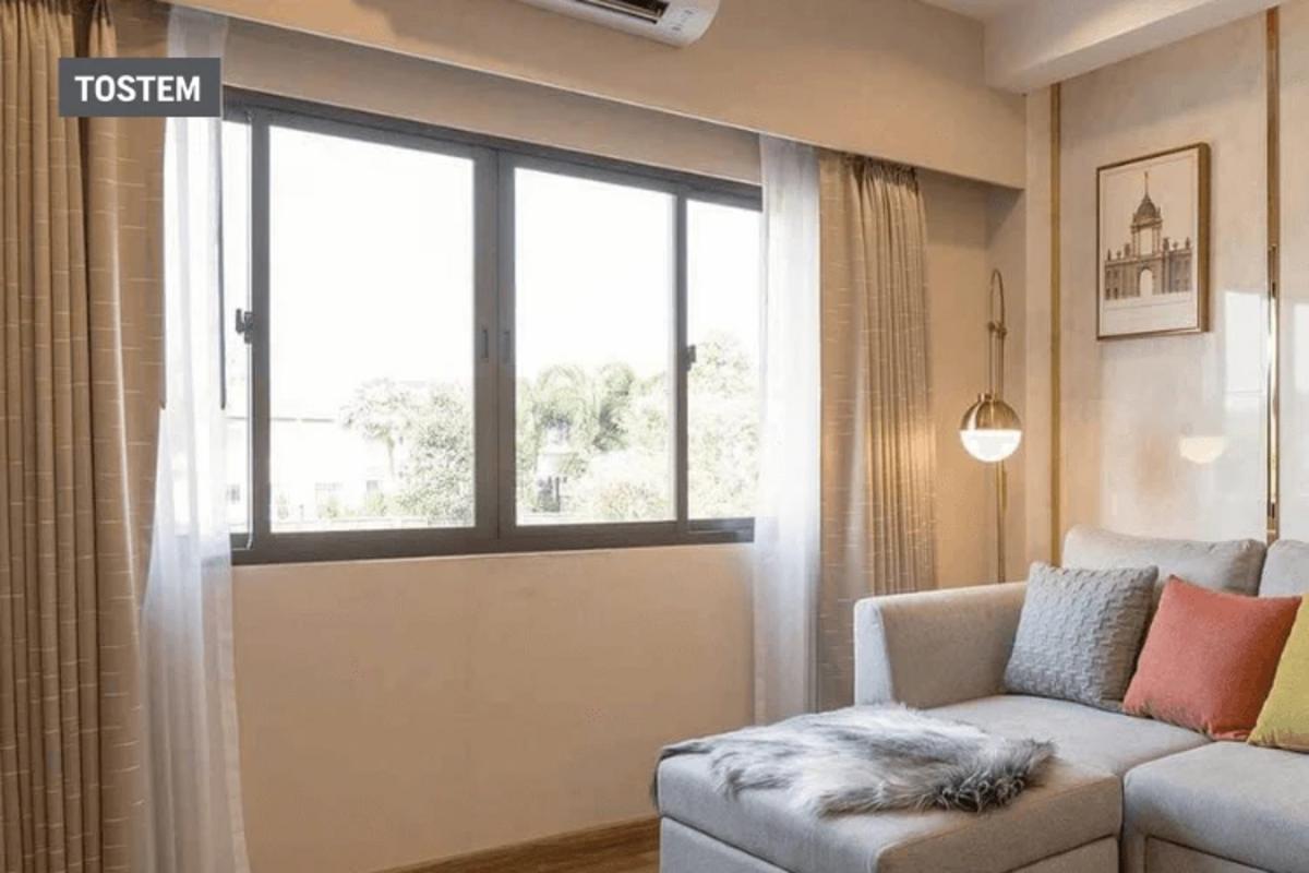 High-end 4-panel sliding main door and window design by TOSTEM.
