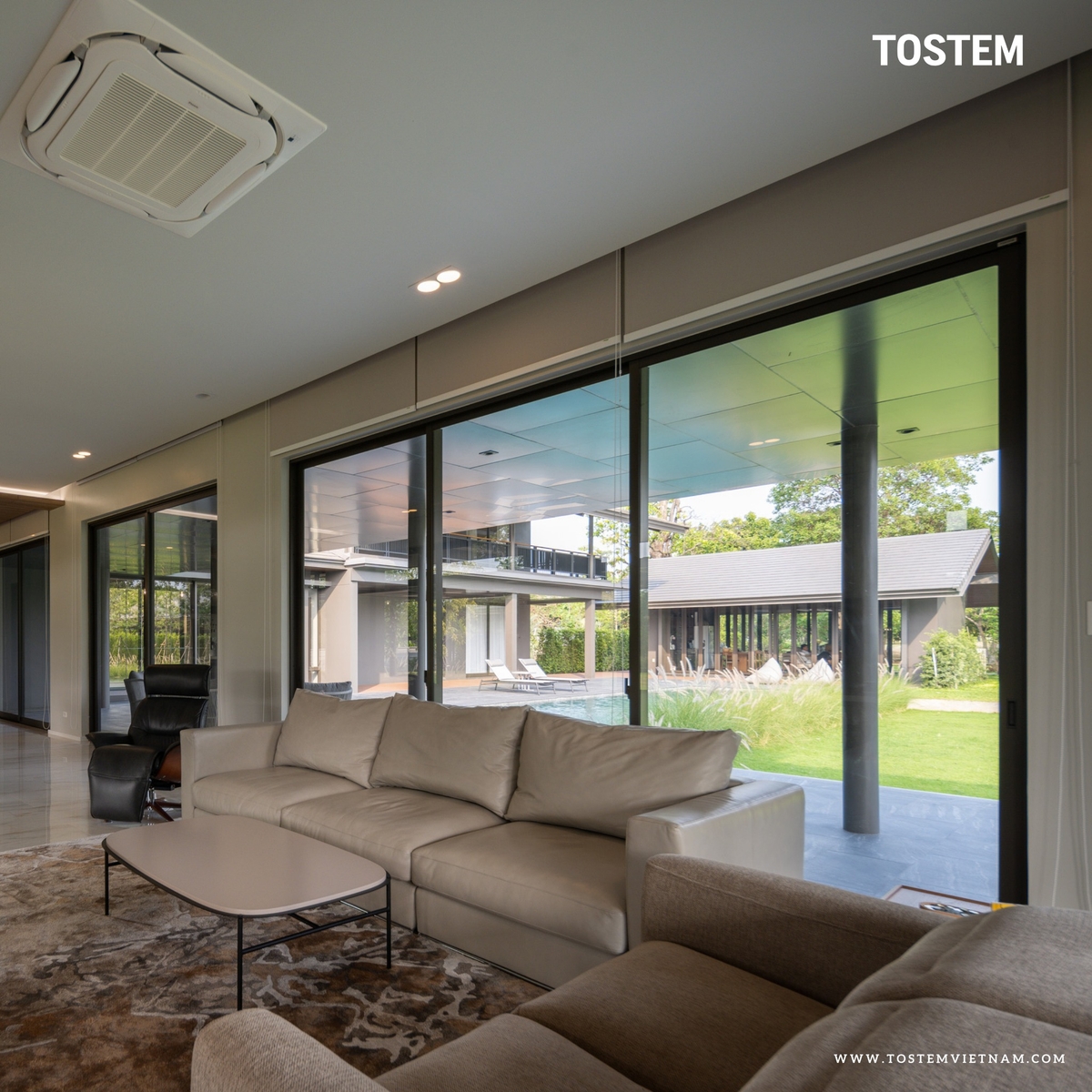 Hình ảnh phòng khách đẹp toát lên sự đẳng cấp và vị thế của gia chủ