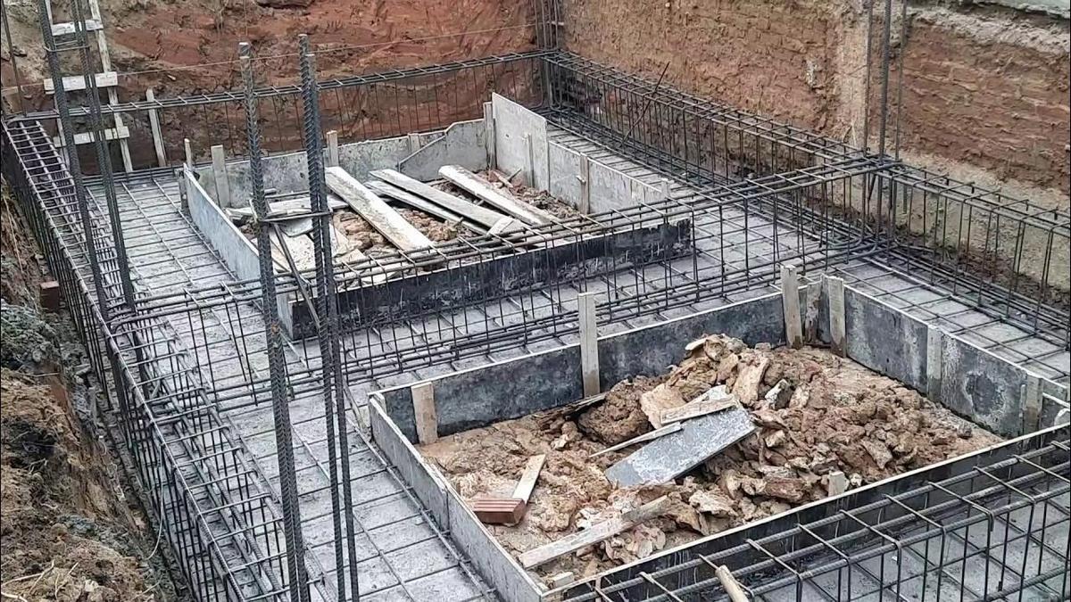 Kết cấu móng băng giúp liên kết vững chắc, tăng ổn định công trình.