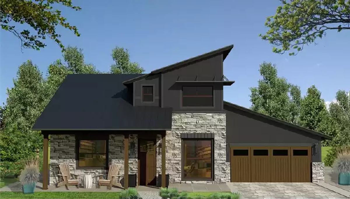 Không gian mẫu nhà cấp 4 nông thôn mái lệch rộng rãi, tiện nghi và thoải mái.