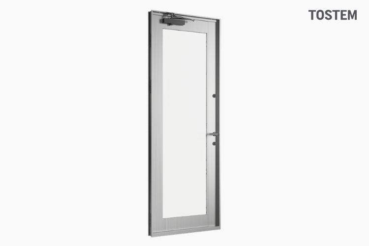 Kích thước cửa đi 1 cánh nhà vệ sinh của TOSTEM rất phù hợp để lắp đặt làm cửa nhà vệ sinh