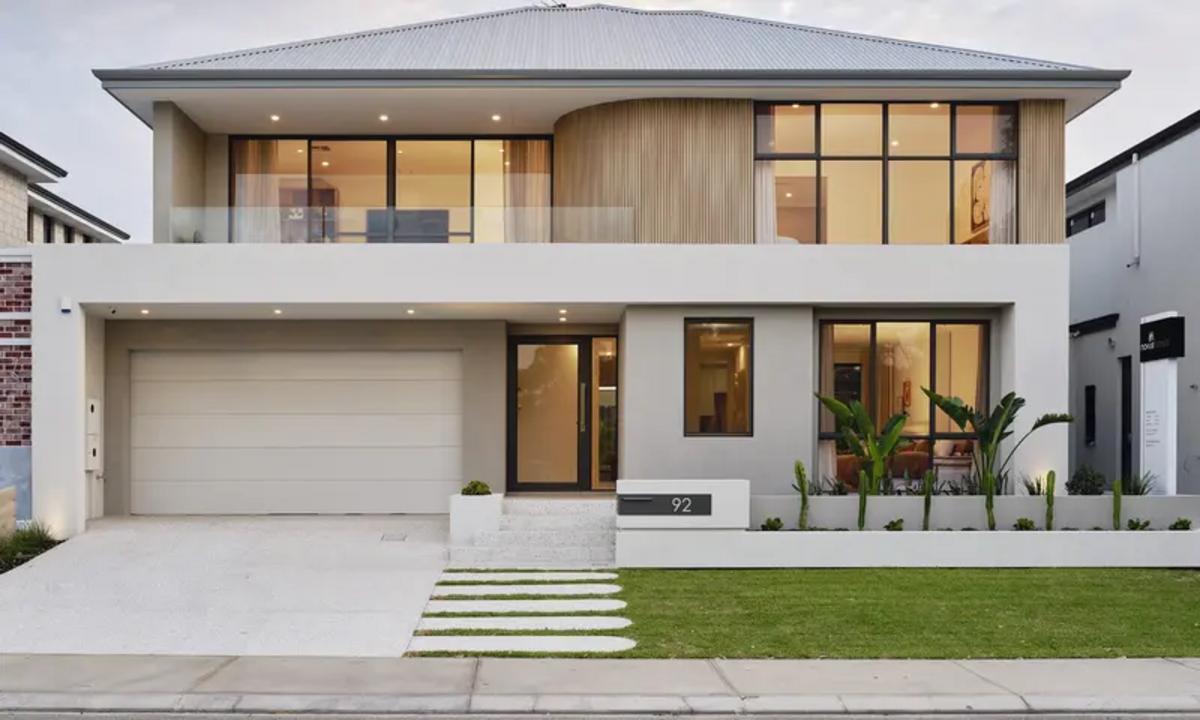 Kiến trúc mẫu mái Nhật 2 tầng hiện đại 5 phòng ngủ mang lại sự bề thế, đẳng cấp