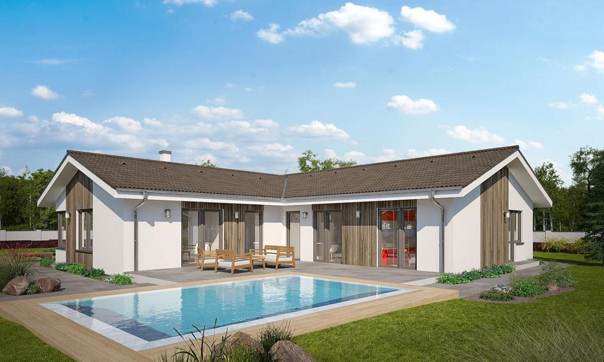 Mái Nhật nhà cấp 4 chữ l nông thôn mang vẻ đẹp tinh giản, hiện đại