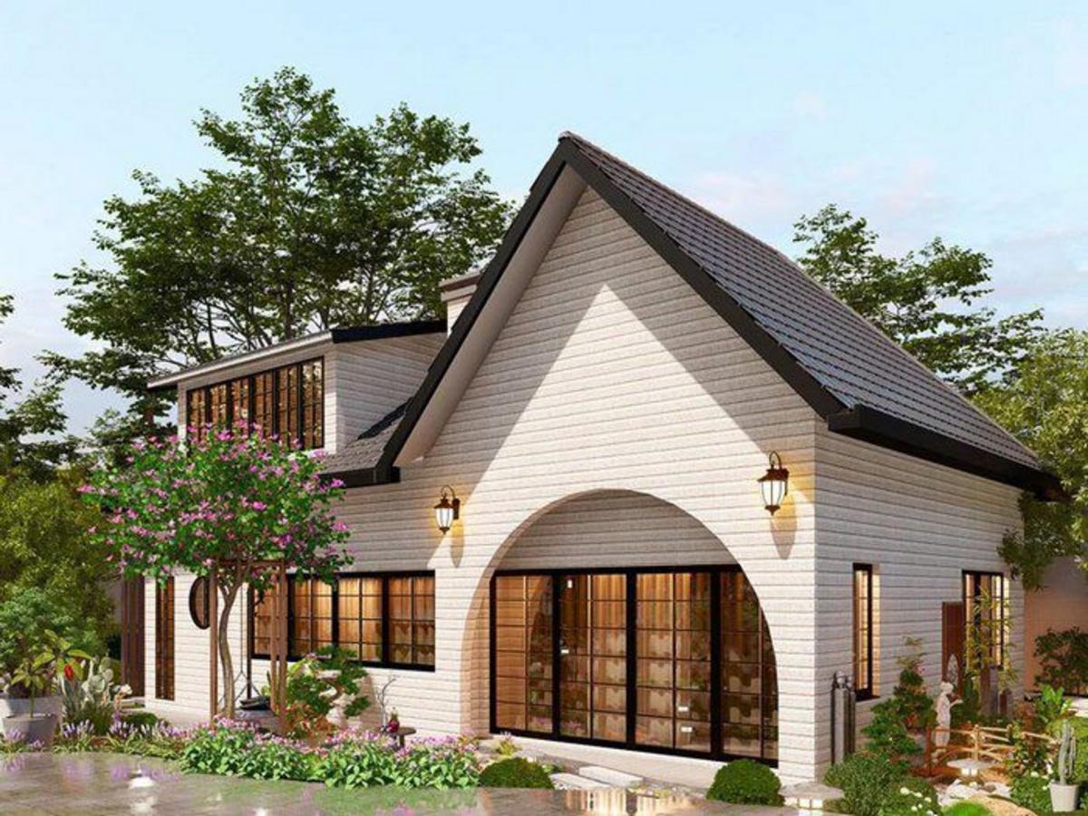 Mẫu nhà cấp 4 4 phòng ngủ 120m2 hiện là xu hướng nổi bật ở nông thôn