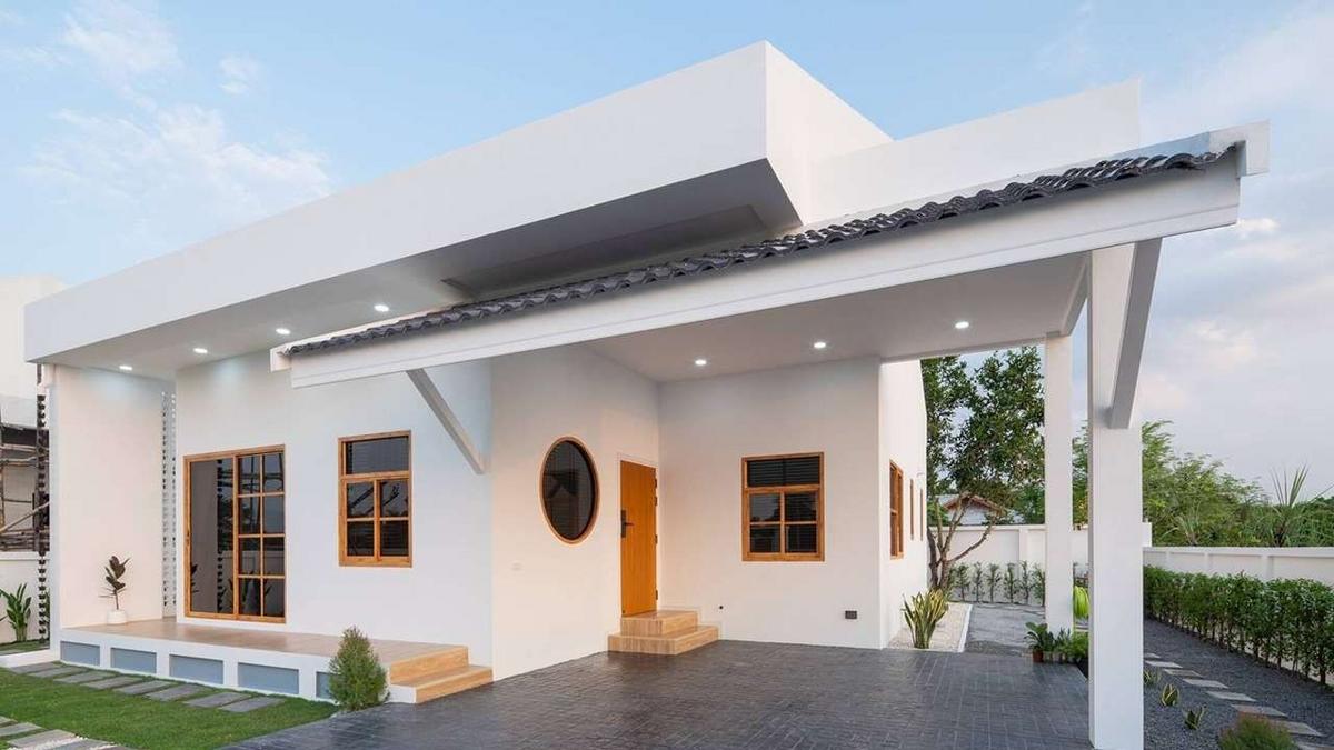 Mẫu nhà cấp cấp 4 2 phòng ngủ diện tích 100m²