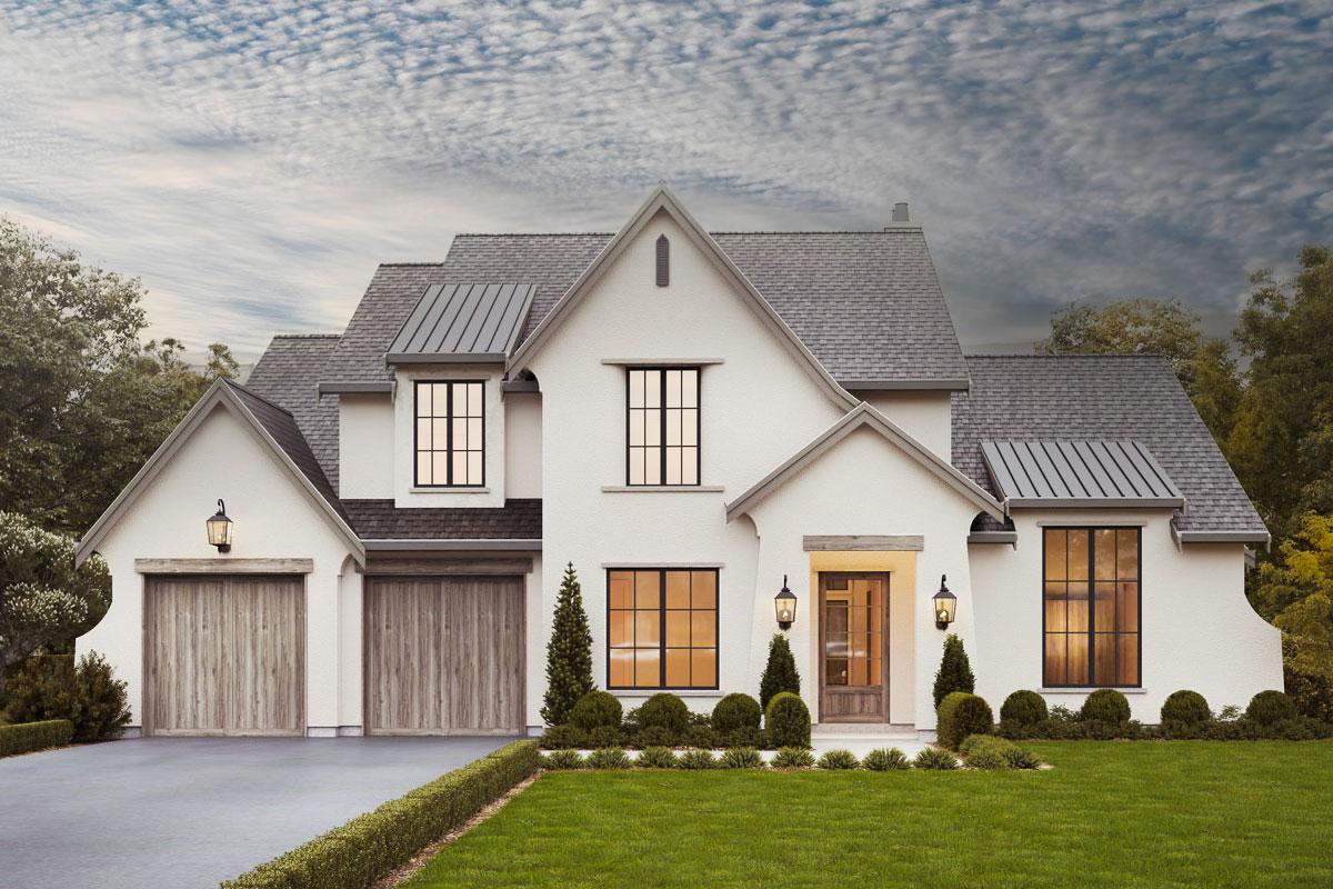 Mẫu nhà không ban công phong cách Âu vẫn toát lên vẻ sang trọng