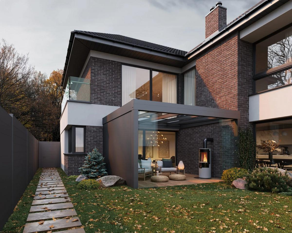 Mẫu nhà kính sân vườn đẹp hòa quyện thiên nhiên tạo cảm giác thoải mái