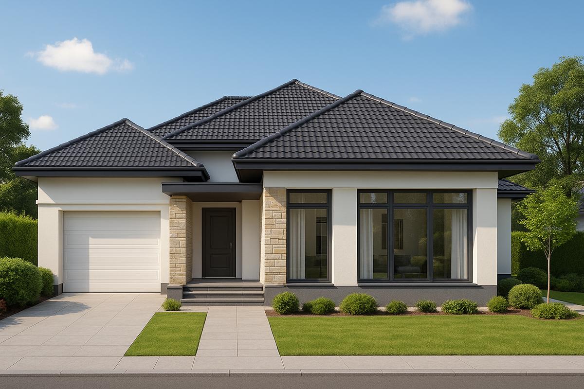 Mẫu nhà mái nhật 1 tầng 3 phòng ngủ đẹp được ưa chuộng hiện đại nhất